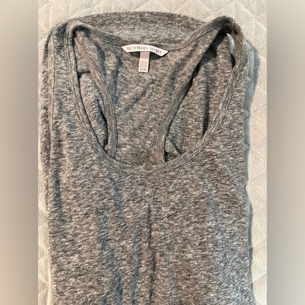 Victoria's Secret Ruched Racerback Tank Dress